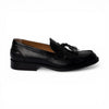 Mocassino TENERIFE in Vitello Nero con Nappine e Suola in Cuoio Cucita Blake Uomo