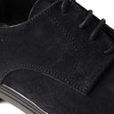 Derby TITO Camoscio Blu con Suola in Gomma Uomo