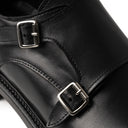 Monk TULLIO Vitello Nero con Suola Light Nera Uomo