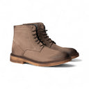 Stivaletto UBALDO Suede Taupe con Suola Crep in Taupe Uomo