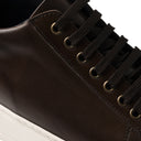 Sneaker ULISSE Vitello Testa di Moro con Suola AR Bianca Uomo