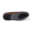Mocassino VALENCIA in Vitello Sudan con Nappine e Suola in Cuoio Cucita Blake Uomo