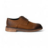 Derby VALERIO Suede Cuoio con Suola Crep Ambra Uomo