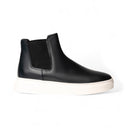 Stivaletto VITO Vitello Nero con Suola AR Bianca Uomo