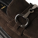 Mocassino VIZIA in Camoscio Testa di moro con Suola Roccia Donna