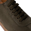 Sneaker ZANZIBAR in Camoscio Verde con Suola FI Ambra Uomo