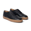 Sneaker ZANZIBAR in Vitello Bottolato Blu con Suola FI Ambra Uomo