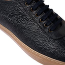 Sneaker ZANZIBAR in Vitello Bottolato Blu con Suola FI Ambra Uomo