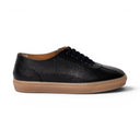 Sneaker ZANZIBAR in Vitello Bottolato Nero con Suola FI Ambra Uomo