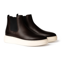 Stivaletto VITO Vitello Testa di Moro con Suola AR Bianca Uomo