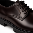 Derby CESARE Vitello Testa di Moro con Suola Roccia Uomo