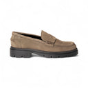 Mocassino ATTILIO Camoscio Taupe con Suola Light Uomo