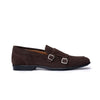 Monk Strap Uomo in Camoscio Marrone