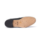Monk Strap Uomo Doppia Fibbia in Vera Pelle Nera