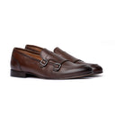 Monk Strap Vera Pelle Uomo Marrone Classico