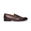 Monk Strap Vera Pelle Uomo Marrone Classico