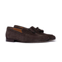 Mocassino Nappa Uomo in Camoscio Marrone