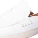 Sabot Donna in Vera Pelle Bianco Ottico – Suola Bianca