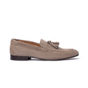 Mocassino Nappa Uomo in Camoscio Beige chiaro