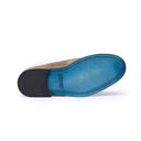 Penny Loafer Uomo in Camoscio Sabbia
