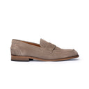 Penny Loafer Uomo in Camoscio Sabbia