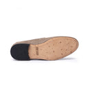 Mocassino Tassel Uomo in Camoscio Sabbia