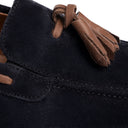 Mocassino Tassel Uomo in Camoscio Blu Navy