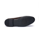Mocassino Uomo in Camoscio Blu Scuro con Nappine