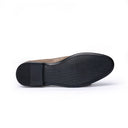 Mocassino Uomo in Camoscio Beige con Nappine