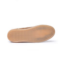Sneakers Uomo in Camoscio Marrone Tabacco con Suola Caramello